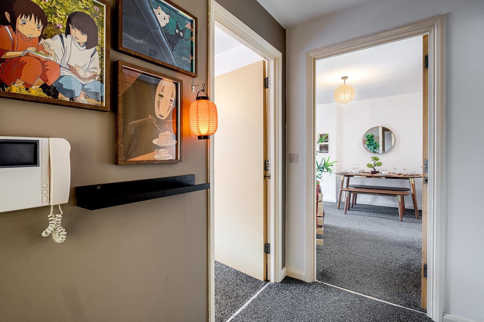 Anime Suite - Central And Free Parking With Netflix Birmingham Exteriér fotografie